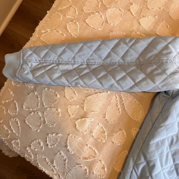 Levi’s Strauss & Co. Quilted Light Blue Bomber women’s Jacket - Size Medium - Picture 7 of 7